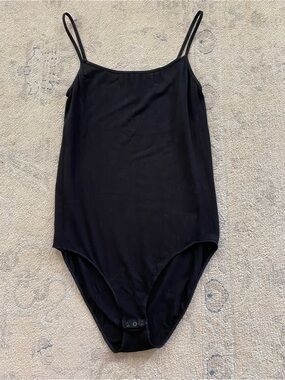 Boody Bamboo Cami Bodysuit Black Small